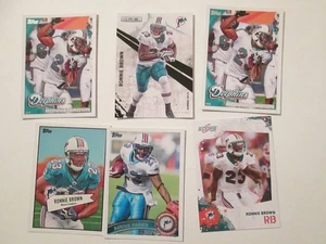 Fußball Konvolut 28 Ronnie Brown Miami Dolphins mit Rookie und Prämien - Bild 1 von 2