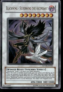 Blackwing - Silverwind the Ascendant Ultra Rare Stardust Overdrive SOVR-EN041 NM - Picture 1 of 2