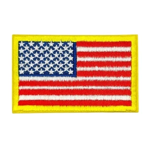 USA Flagge Patch Aufnäher Bügelbild Flicken Applikation Fahne Stars And Stripes - Bild 1 von 4