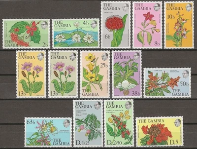 GAMBIA 1977 SG 371/383 MNH Foto 1 de 2