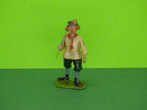 BRITAINS 1927 RARE LEAD MODEL FARM VILLAGE IDIOT No.587 IN BEIGE SMOCK - Picture 1 of 8