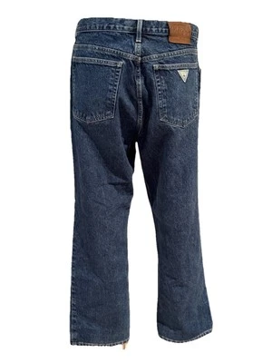 Vintage Guess Mens Classic Fit (001) Jeans Triangle Logo Tag 36 Actual 34 - Image 1 of 4