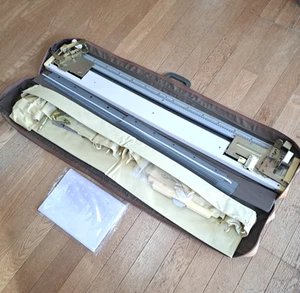 Silver Knitting Machine Jacquard Rib Knitter 4.5mm SRJ70 Working Made in Japan - Picture 1 of 10