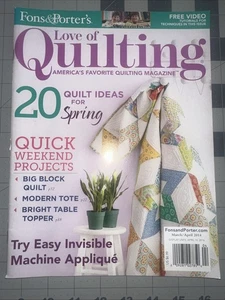 Fons & Porter's Love of Quilting Magazine March April 2014, Sewing Crafts - Bild 1 von 14