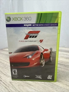 Forza Motorsport 4 (Xbox 360, 2011) Completo CIB Estuche Nuevo Disco Como Nuevo - Imagen 1 de 4