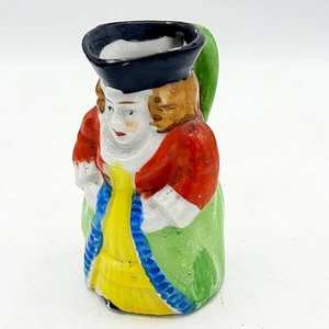 Occupied Japan Miniature Toby Jug Pitcher Colonial Woman - Picture 1 of 7