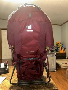 Deuter Kid Comfort child carrier backpack hiking carrier Preowned - Imagen 1 de 20