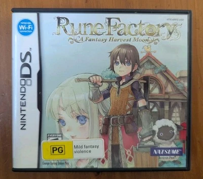 Rune Factory: A Fantasy Harvest Moon  - Nintendo DS - NTSC - Complete - Mint - Image 1 of 4