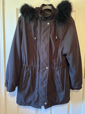 Chaqueta Bromley Sport Para Mujer Talla M Negra Con Capucha Cremallera Frontal A Presión Foto 1 de 4