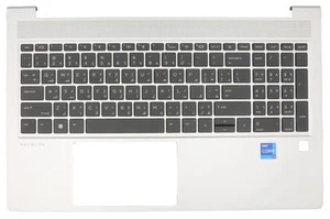 Oryginalna klawiatura ARABIC z pokrowcem palmrest do HP ProBook 450 455 G8 650 655 G8 - Zdjęcie 1 z 3