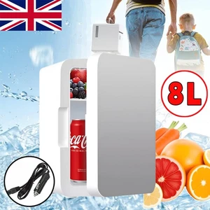 8L Mini Fridge Portable Electric Ice Box Table Top Cooler Warmer for Home Car - Picture 1 of 11