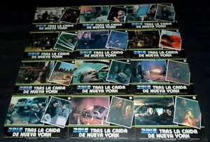 2019 After the Fall of New York ORIGINAL SPAIN LOBBY CARD SET Post Apocalyptic - Picture 1 of 1