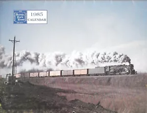 Nickel Plate Road Magazine 1985 Calendar Steam Diesel Locomotives Date History - Picture 1 of 2