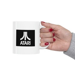 Retro Atari Mug -  11oz Ceramic Mug - Black