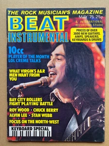 10CC BEAT INSTRUMENTAL MAGAZINE MAY 1975 LOL CREME COVER AND INTERVIEW UK - Picture 1 of 1