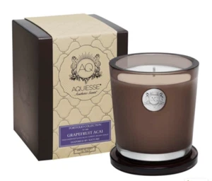 Aquiesse Grapefruit Acai Kerze groß 3 Docht 11 oz GROß Luxus Sojawachskerze - Bild 1 von 1