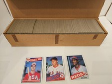 1985 Topps Complete Set Baseball MLB #1 - #792 Puckett Clemens McGwire Ripken