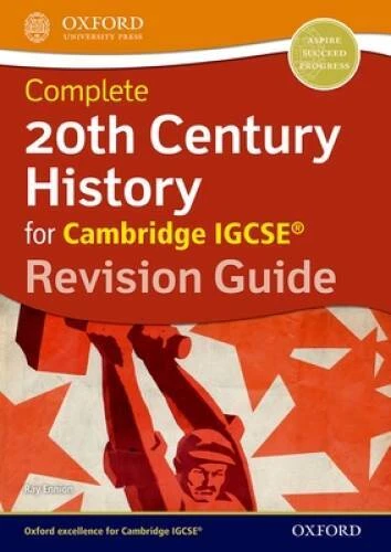 20th Century History for Cambridge Igcse(R): Revision Guide - Paperback - GOOD - Imagem 1 de 1