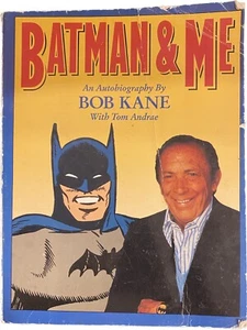 Vintage 1989 Batman and Me Paperback By Bob Kane with Tom Andrae Softcover Book - Picture 1 of 7