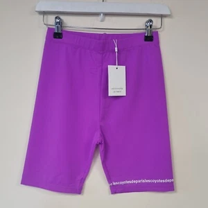 LES COYOTES de Paris Kids Cycling Shorts - Retro Purple, Size 10 Yrs - Picture 1 of 2