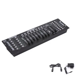 MIXER CENTRALINA LUCI DMX 512 CONTROLLER FARI LED TESTE MOBILI STROBO AS-06124 - Bild 1 von 1