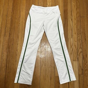 Nike Pants Women Small Ladies White Green Athletic Casual Outdoors Tennis court - Picture 1 of 10