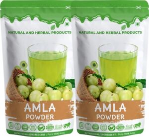 Organic & Natural Amla Powder For Drink  Gooseberry 100 Gm Pack Of 2