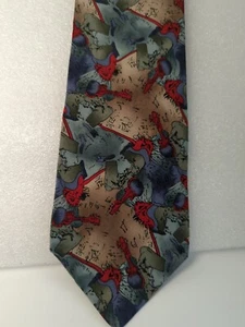 JERRY GARCIA 100% SEDA CORBATA GARCIA/GRISMAN Colección 8 Stonehenge Hecho en EE. UU. - Imagen 1 de 6