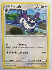 POKEMON SWORD & SHIELD BATTLE STYLES PURUGLY 116/163 NM/MINT PACK FRESH