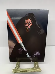 Darth Maul 5 Of 15 2009 Topps Star Wars Galaxy Series 5 Silver Foil - Picture 1 of 4