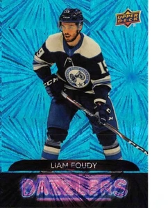 2020-21 Upper Deck Dazzlers #DZ63 Liam Foudy - Picture 1 of 2
