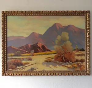Nicholas Yellenti Palm Springs Wüstenlandschaft Kalifornien Impressionist 60er Jahre - Bild 1 von 24