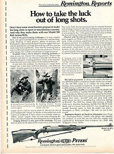 1972 Print Ad of Remington Reports Model 700 Bolt Action Rifle