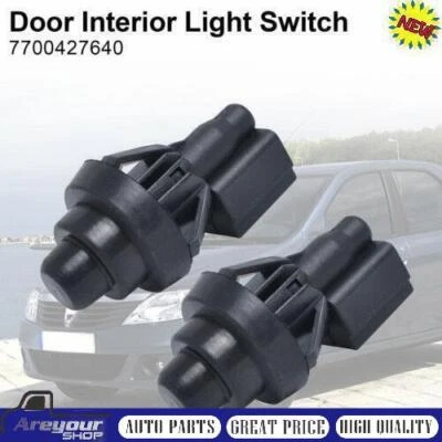 2X Door Interior Light Switch For Renault Clio Mk2 Kangoo Megane 7700427640 .· Foto 1 de 4