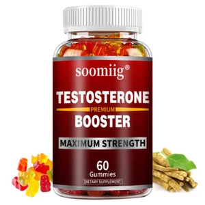Premium Testosterone Booster Máxima Fuerza Testoterone Soporte 60 Gomitas - Imagen 1 de 5