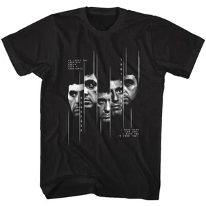Scarface Movie Tony He Loved The American Dream With A Vengeance Men's T Shirt - Picture 1 of 3