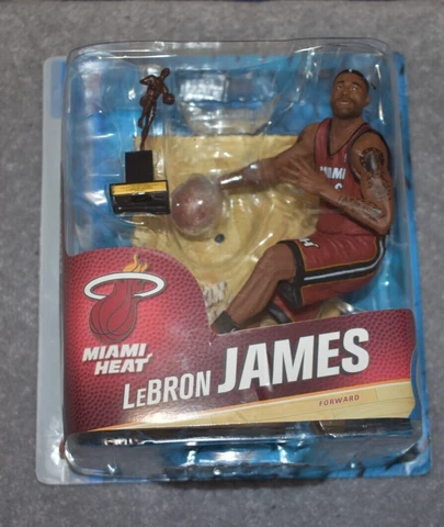 MIAMI HEAT LEBRON JAMES NBA BASKETBALL SERIES 24 ACTION FIGURE Cover