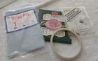 CROSS STITCH FABRIC AND HOOP NEW NEVER OPENED