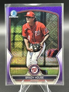 2023 Bowman Chrome #BCP-212 Brady House Purple Mojo - Bild 1 von 2