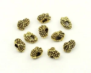 Metallperlen Traube Antikgold 15,5x10,5mm Großlochperlen Spacer European Perlen - Bild 1 von 3