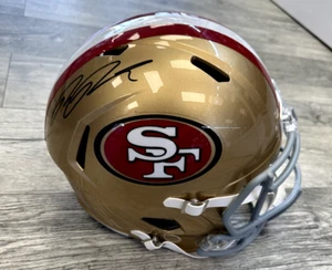 Ricky Pearsall 49ers Full Size Autographed Replica Helmet Beckett - Picture 1 of 3