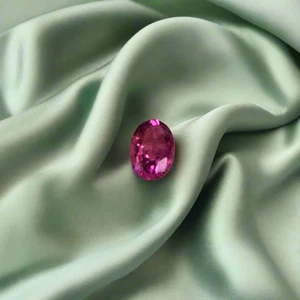 Natural Brazilian Pink Tourmaline, .96ct, 7.5 x 5.5 mm - Picture 1 of 3