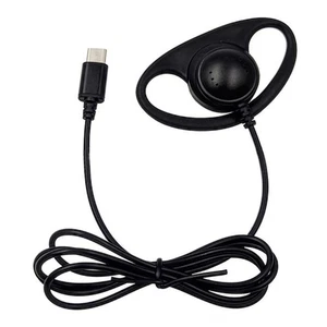 USB C Ear Hook Single-Side Earphones Single Side Corded Headsets Mono Earbud - Picture 1 of 10