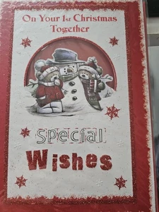 ON YOUR 1ST CHRISTMAS TOGETHER        CHRISTMAS  CARD - Picture 1 of 2