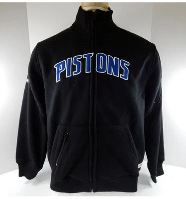 Auténtica chaqueta negra para jóvenes Detroit Pistons puntadas XL 15S Foto 1 de 4