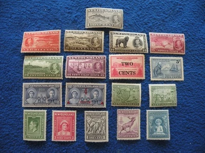 Newfoundland Stamp Collection OG MNH ( 14 ) - Image 1 of 2
