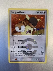 Pokémon TCG Kangaskhan 6/112 EX Rosso Fuoco e Verde Foglia Holo Carta Pokemon Rara - Foto 1 di 2