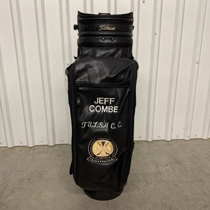 Titleist PGA 6-Way Cart Carry Golf Bag - Black/White - - Picture 1 of 6
