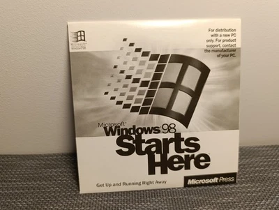 Microsoft Windows 98 Starts Here Press PC CD Rom Disc ( CD ONLY) CD 1897 - Image 1 of 4