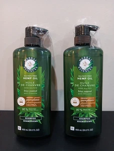 Herbal Essences Hemp Oil Shampoo Sulfate Free 20.2 Fl Oz/2 Pack - Picture 1 of 5